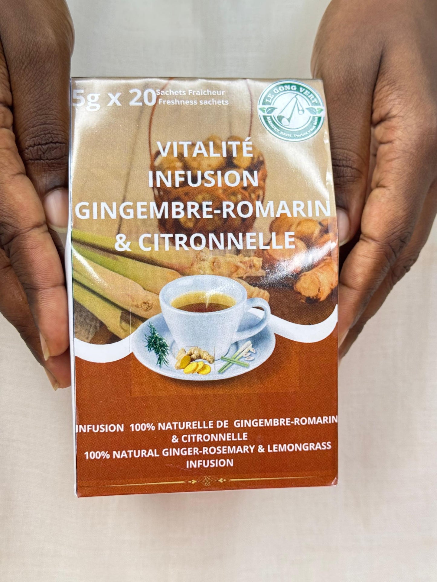 Vitalité Infusion Gingembre-Citron & Citronnelle