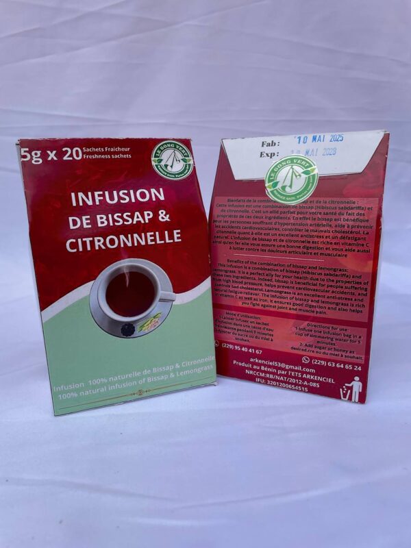 Bissap Citronnelle - L’infusion du cœur et de la sérénité